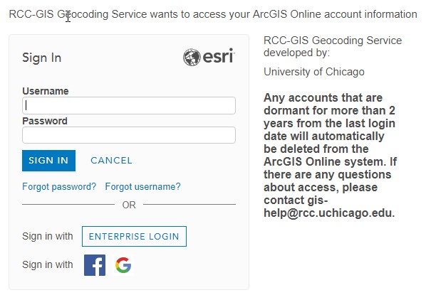 Choose UCHICAGO Login